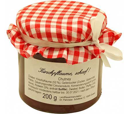 Chutney Kirschpflaume scharf